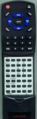 JBL RTWIR0020432 Replacement Remote