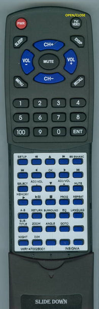 INSIGNIAINSER HTIB102731 Replacement Remote