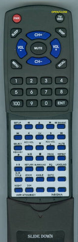 INSIGNIAINSER RTWIR147002B301 Replacement Remote
