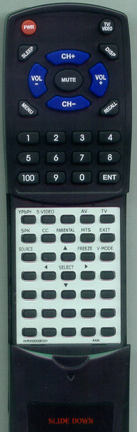 AKAI W1R332002E Replacement Remote