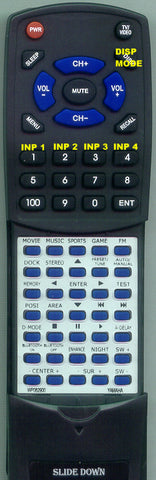 YAMAHA--INSERT WP082900 Replacement Remote