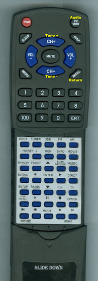 YAMAHA--INSERT HTR5064 Replacement Remote