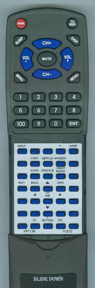VIZIO 790.02011.0002 Replacement Remote