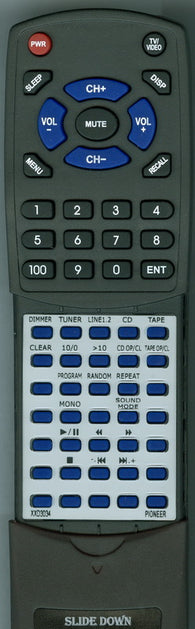 PIONEER XXD3034 Replacement Remote