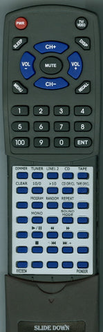 PIONEER RTXXD3034 Replacement Remote
