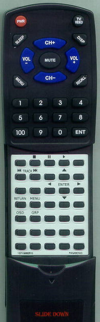 PANASONIC YEFX9992510 Replacement Remote