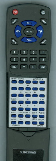 PANASONIC YEFX999256A Replacement Remote