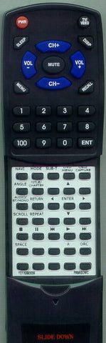 PANASONIC YEFX9993009 Replacement Remote