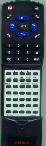 PANASONIC YEP9FZ2255 Replacement Remote