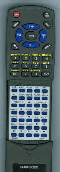 YAMAHA--INSERT RAV463 Replacement Remote