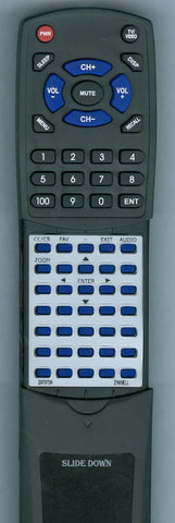 ZINWELL ZAT950A Replacement Remote