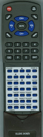 MARANTZ VP8000 Replacement Remote