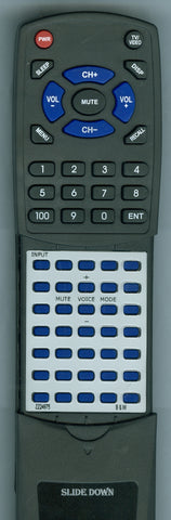 B & W RTZZ24975 Replacement Remote